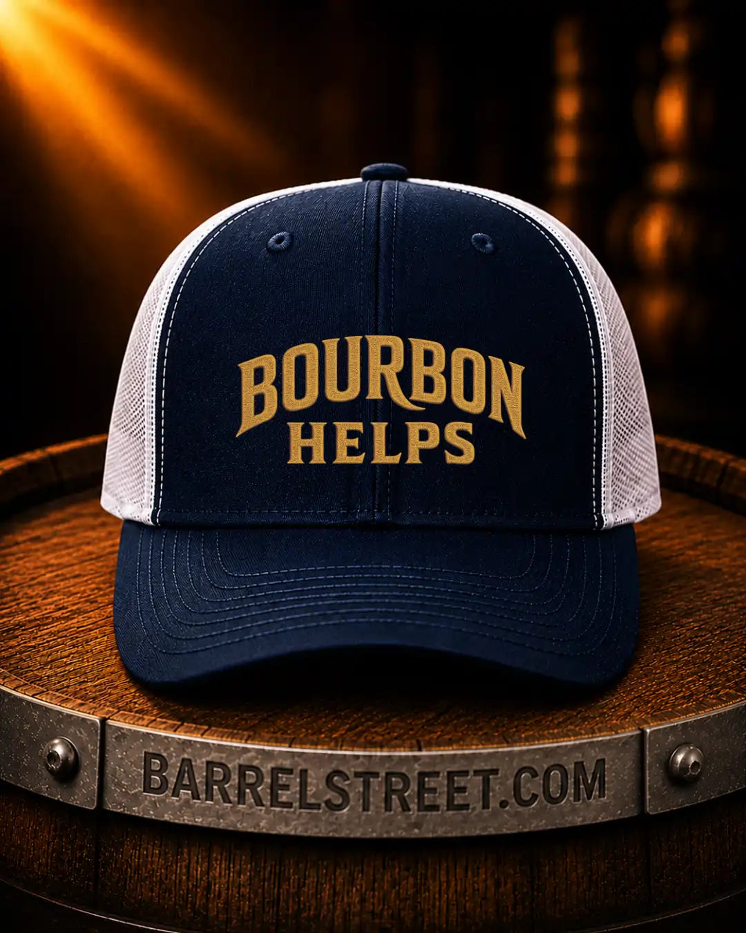 Bourbon Helps | Premium Embroidered Hat