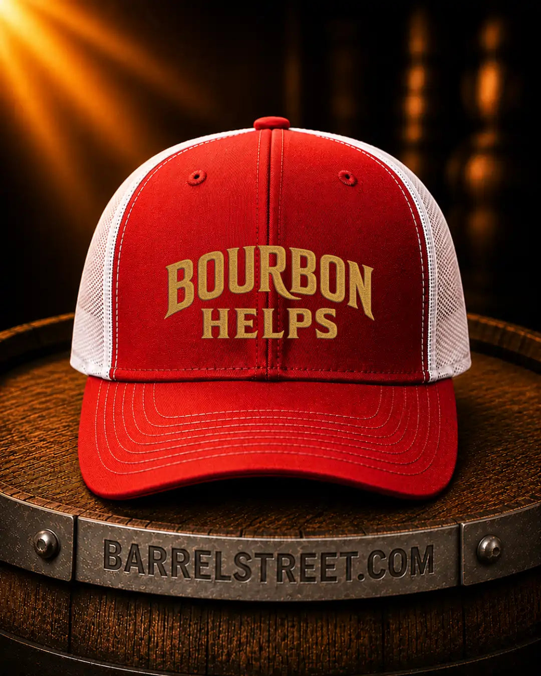 Bourbon Helps | Premium Embroidered Hat