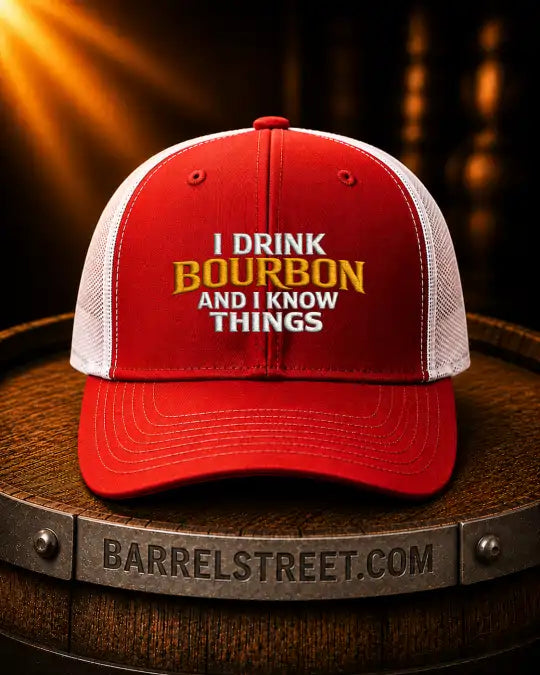 The New I Drink Bourbon And I Know Things |Premium Embroidered  Hat