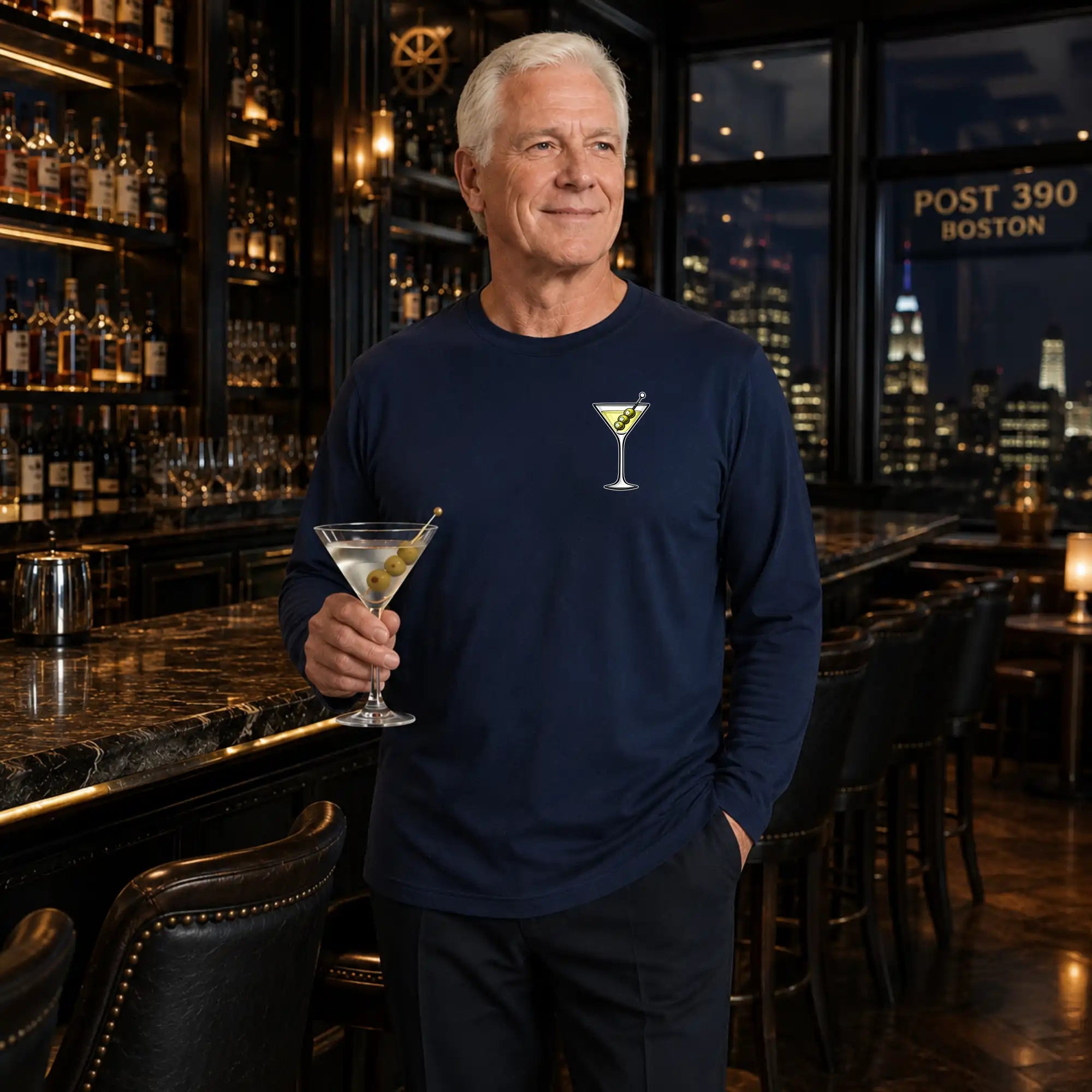 Martini - Xtra Olives | Premium Unisex Longsleeve T-shirt