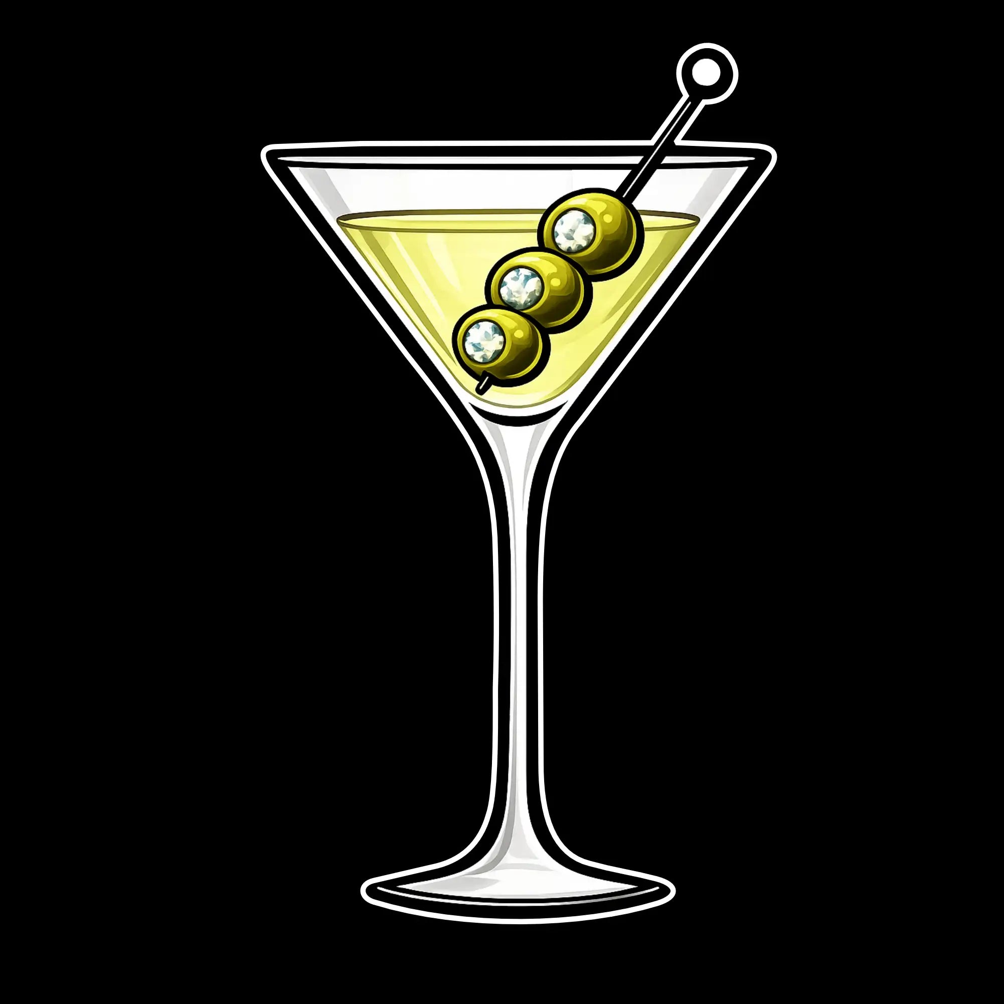 Martini - Xtra Olives | Premium Unisex Longsleeve T-shirt