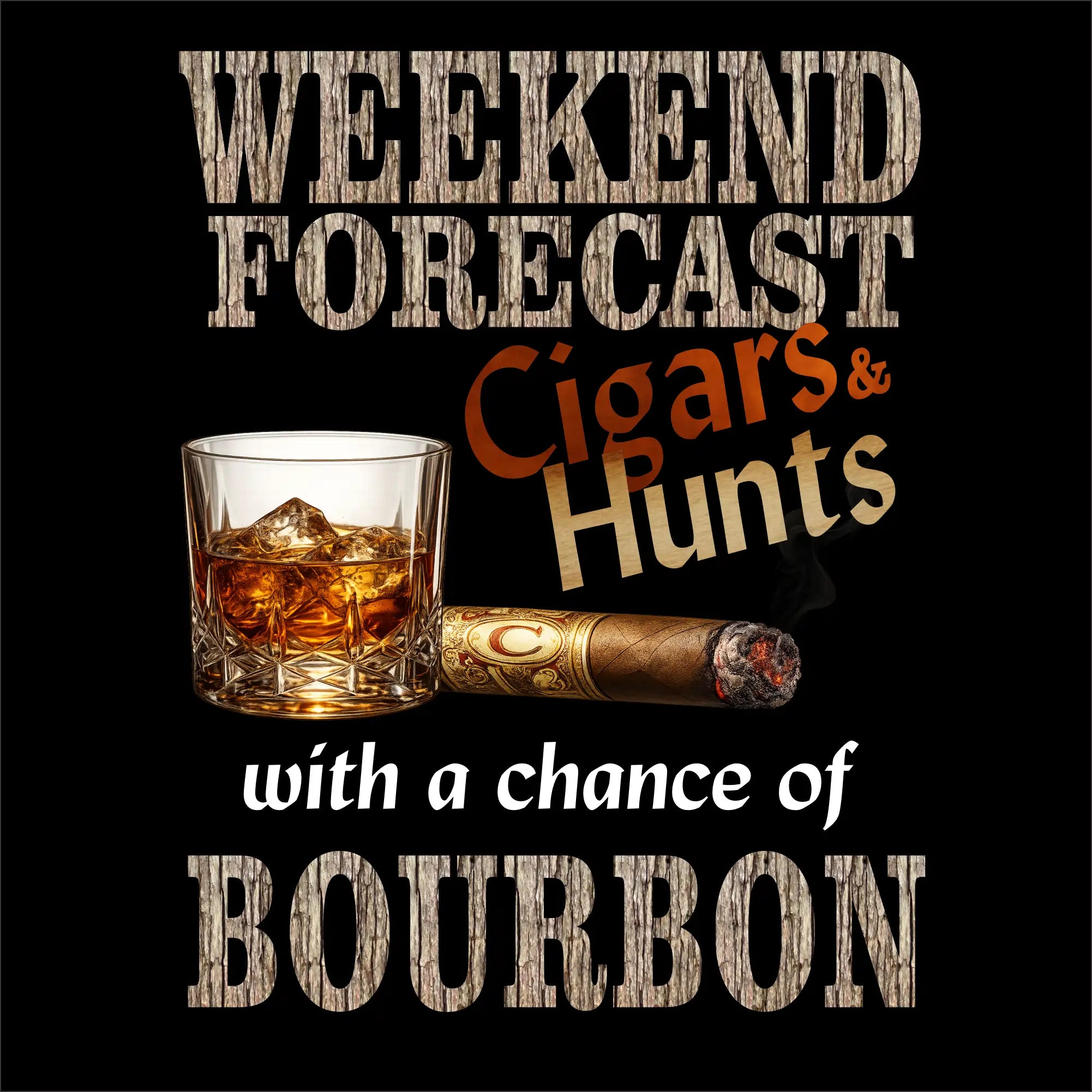 Bourbon and cigars zoom